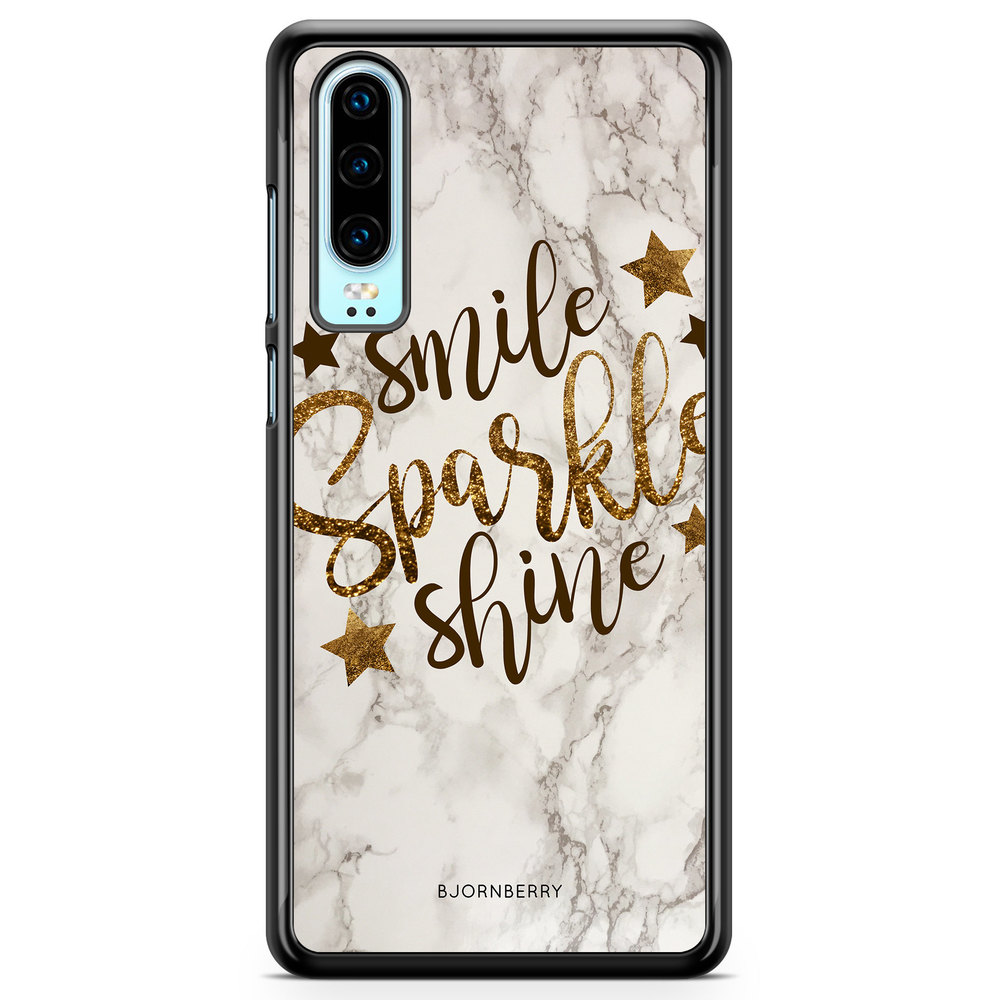 Huawei P30 Case - Smile,Sparkle,Shine