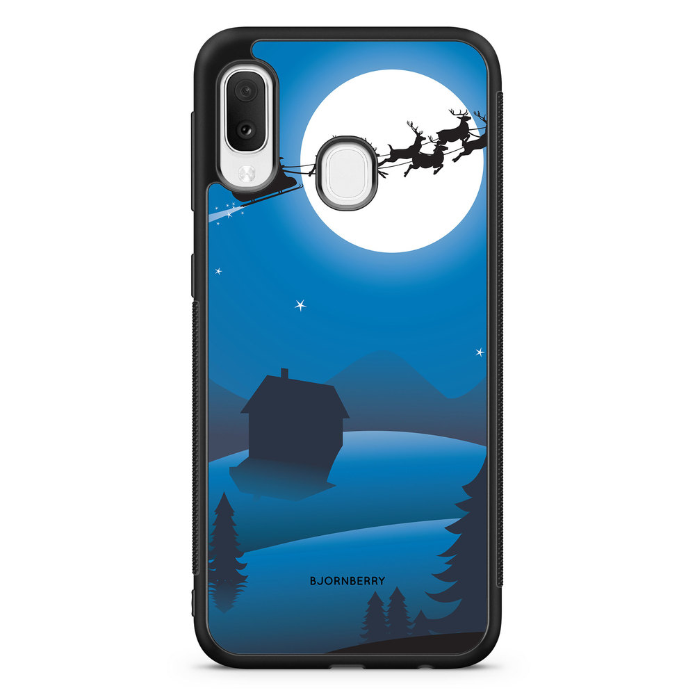 Samsung Galaxy A20e Case - Festive Sleigh