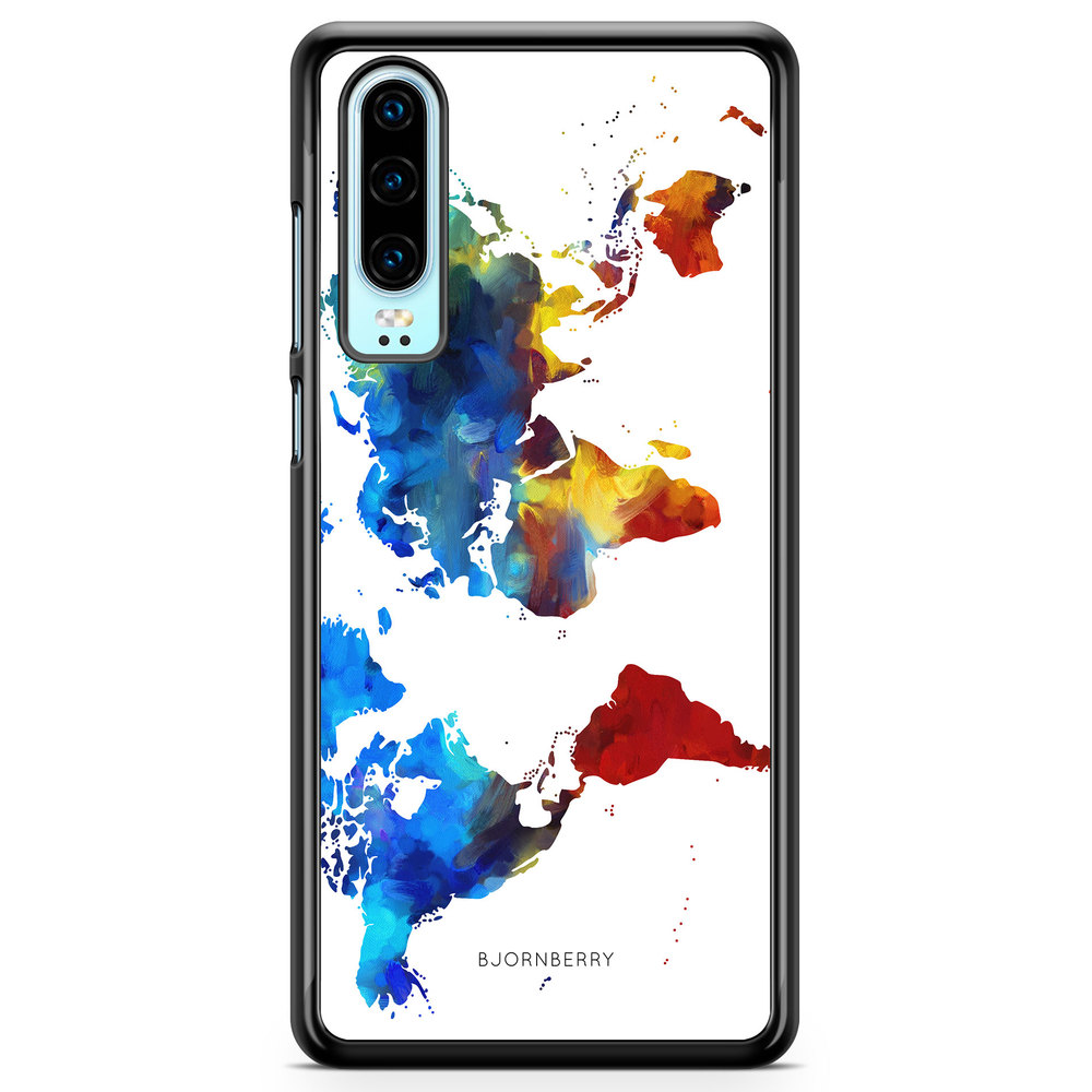 Huawei P30 Case - World Map
