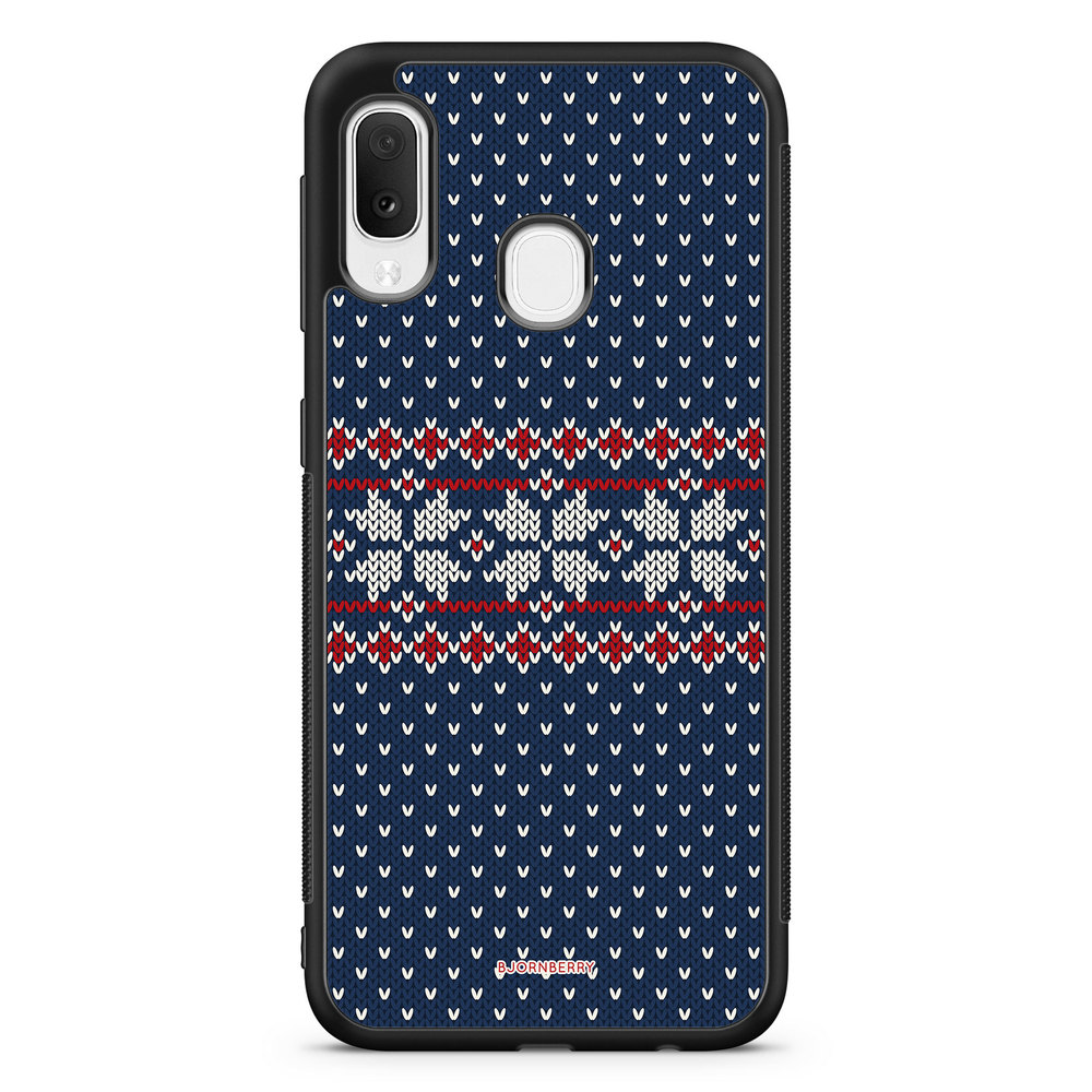 Samsung Galaxy A20e Case - Knitted Xmas