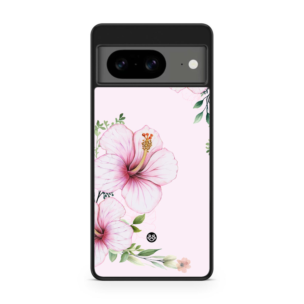 Google Pixel 8 Case - WILD BLOOM - Soft Hibiscus