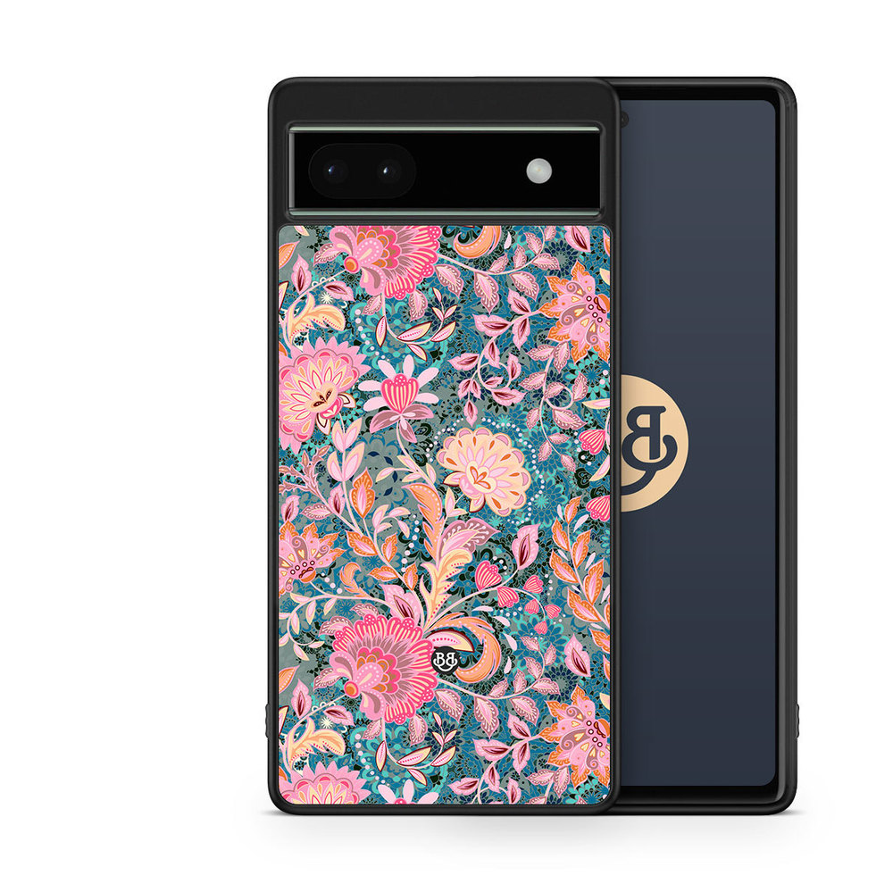 Google Pixel 6a Case - Fantasy Flowers