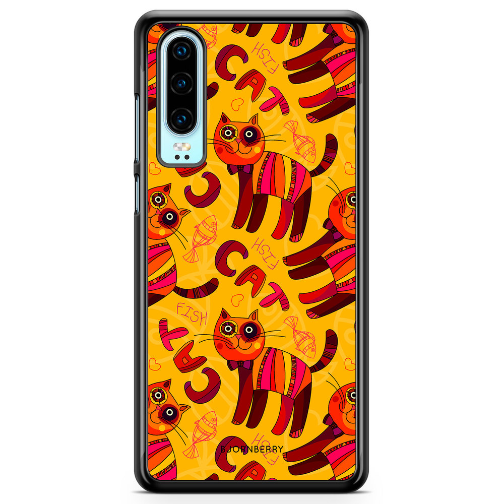 Huawei P30 Case - Cat & Fish