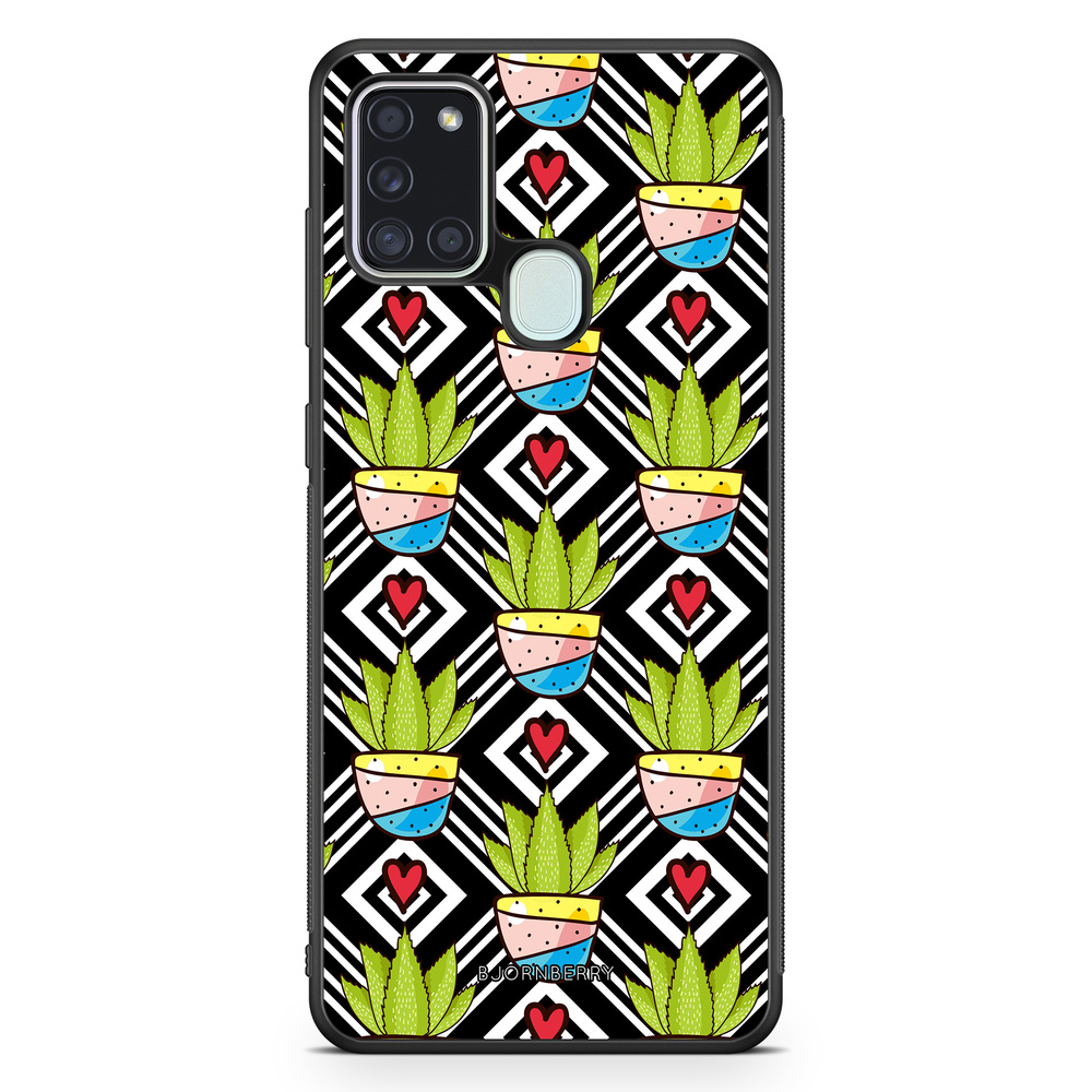 Samsung Galaxy A21s Case - Cactus Pattern