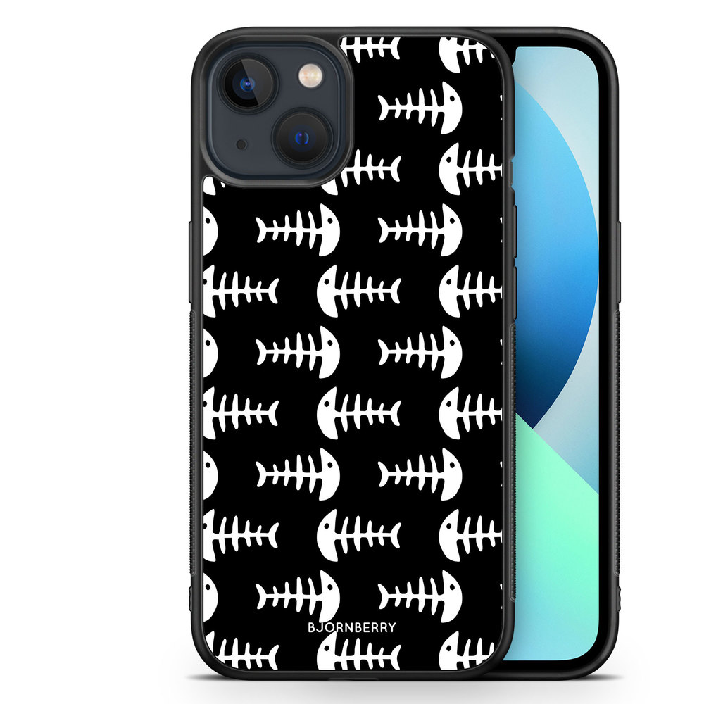 iPhone 13 Mini Case - Fish Skeleton