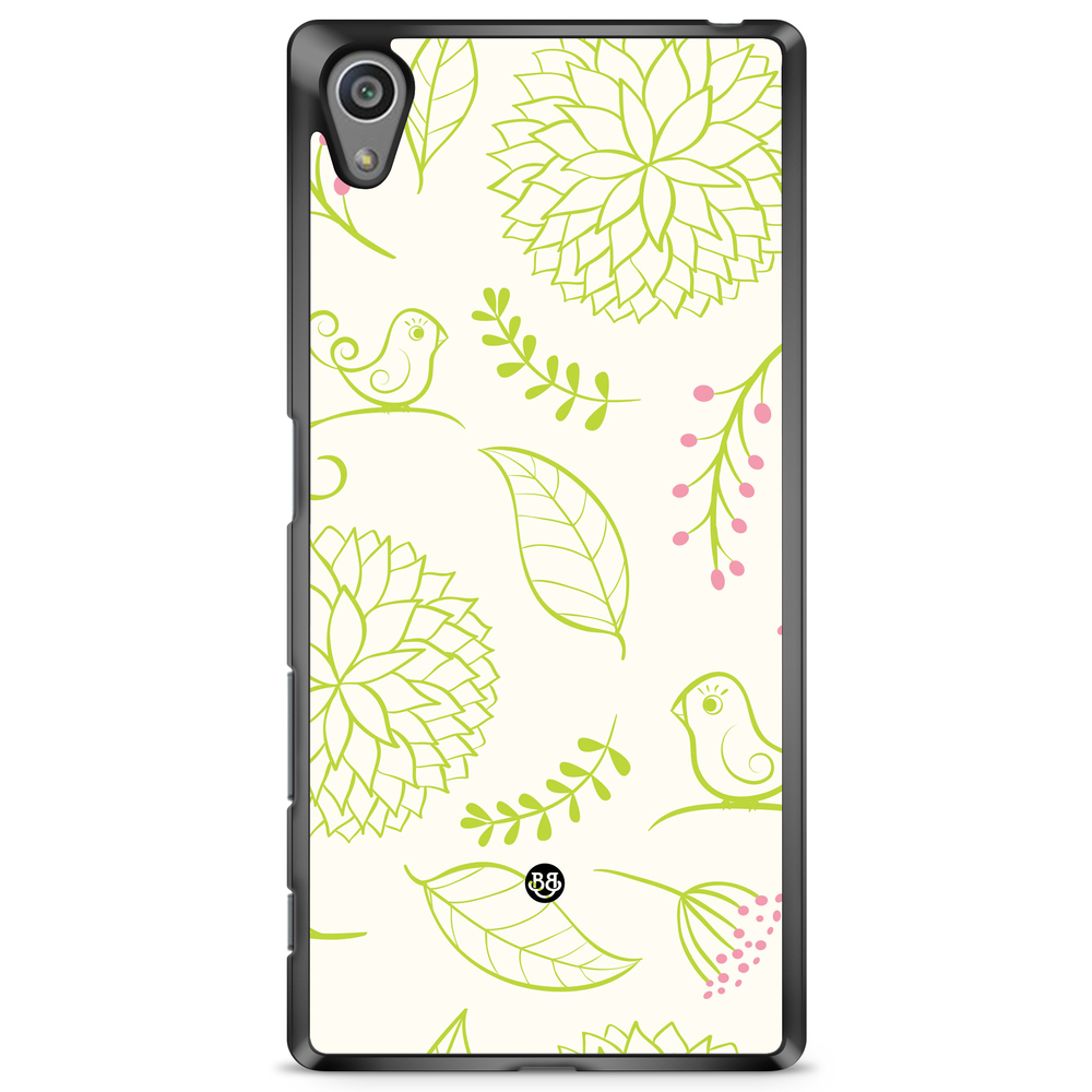 Sony Xperia Z5 Premium Case - Green Floral