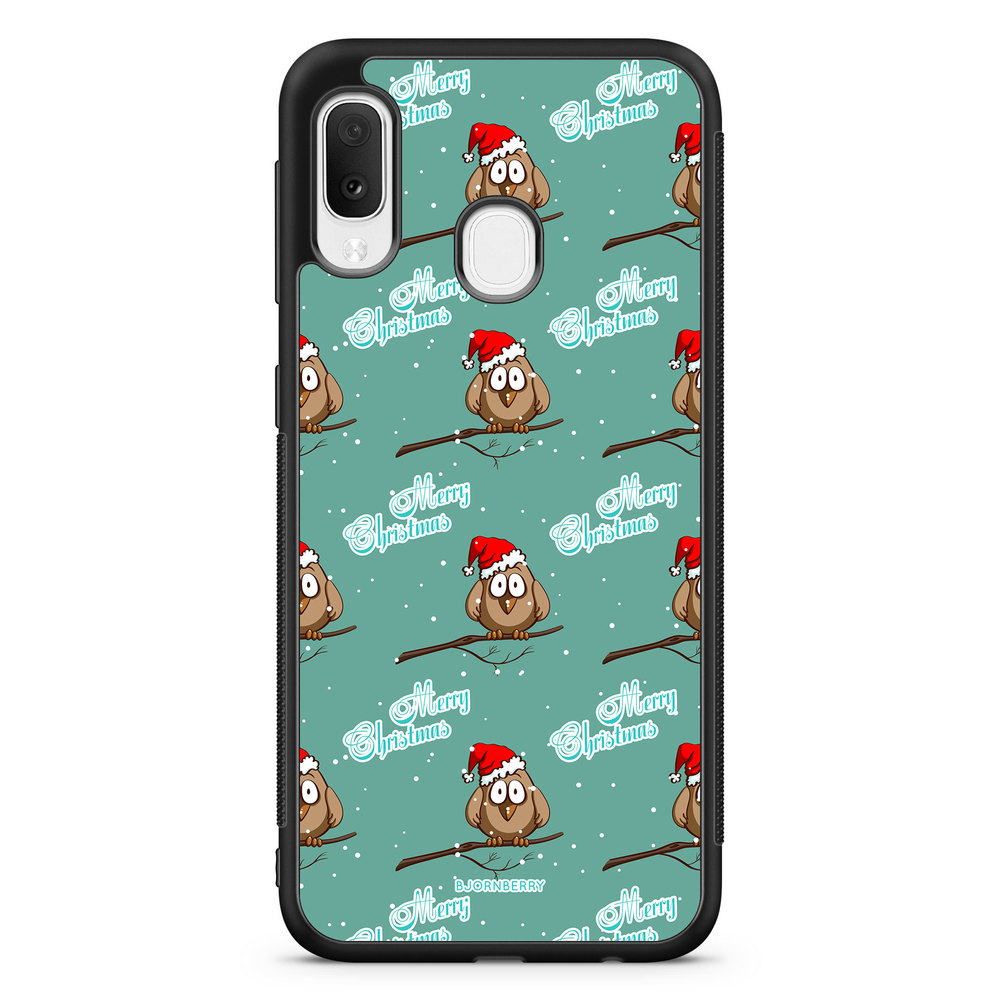 Samsung Galaxy A20e Case - Xmas Sparrows
