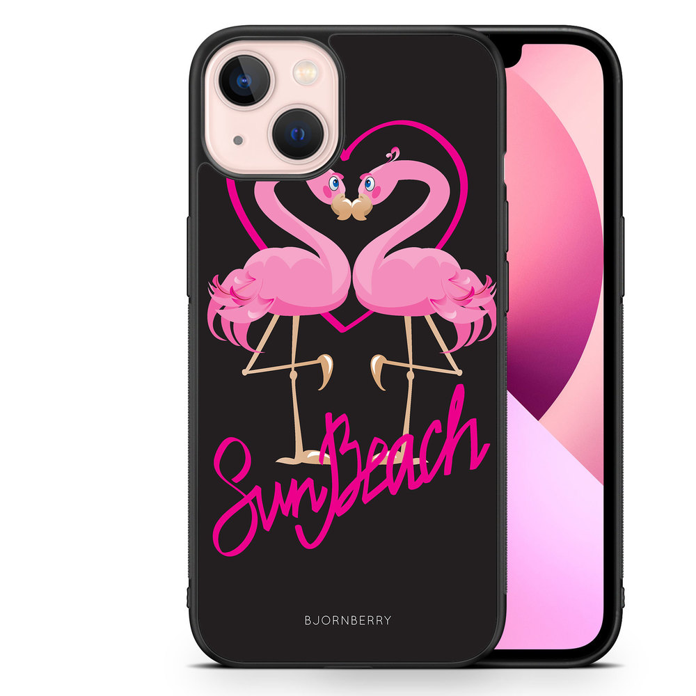 iPhone 13 Case - Sun Beach Flamingo