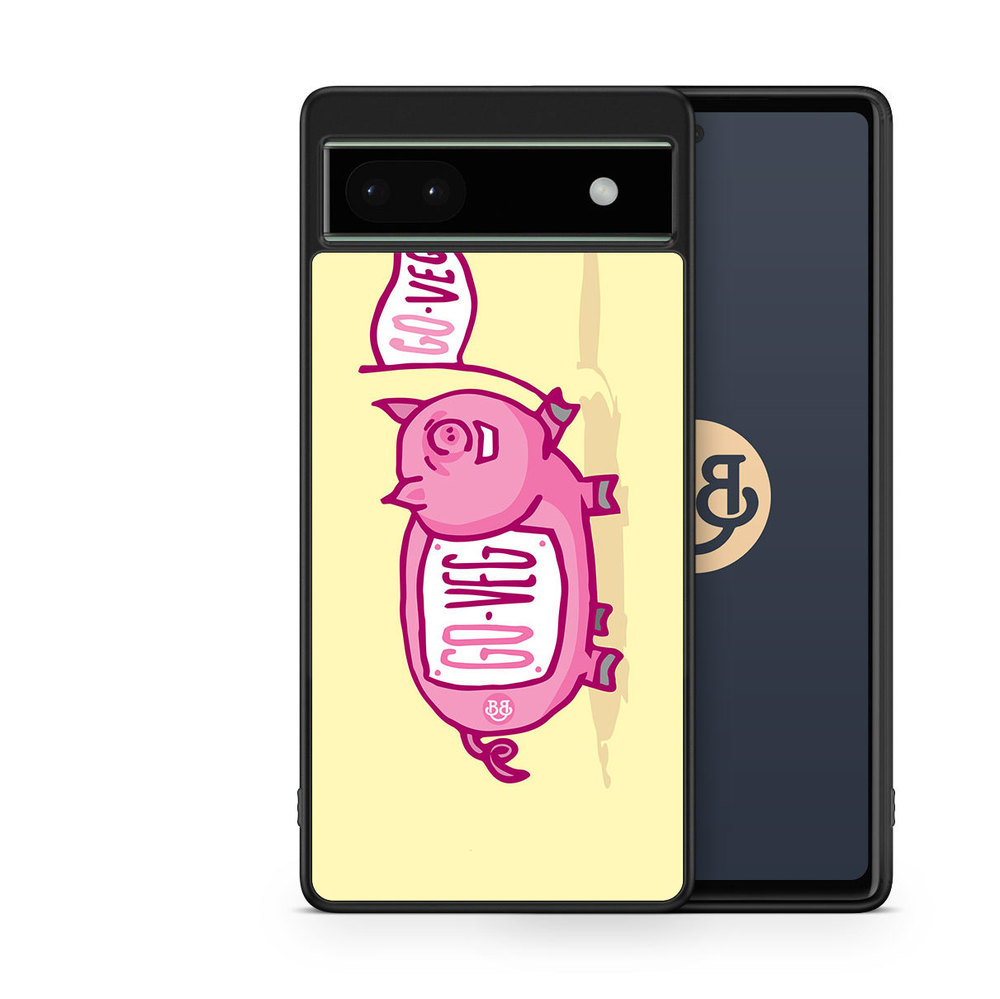 Google Pixel 6a Case - Pink Pig