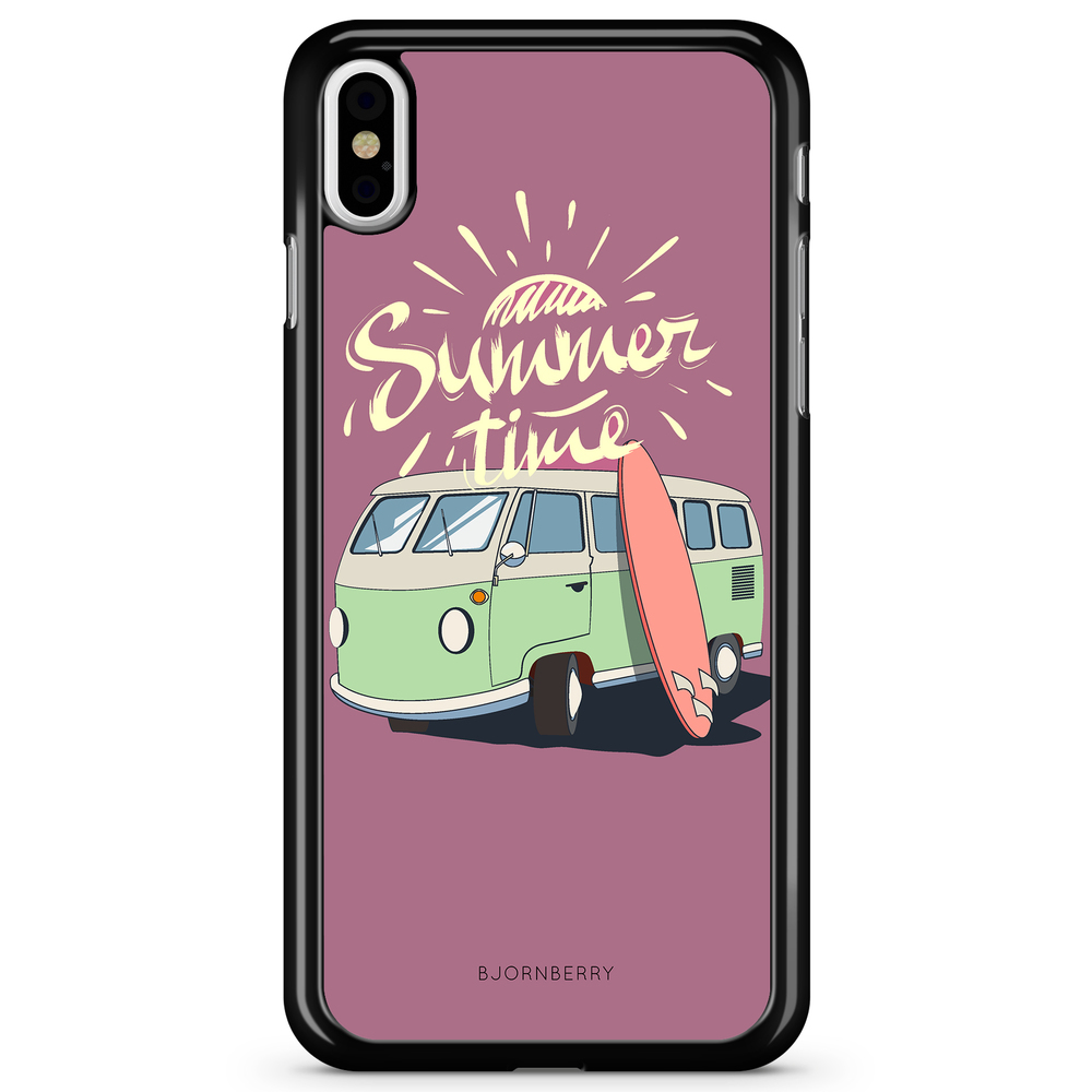 iPhone X / XS Case - Summer Van (Pink)