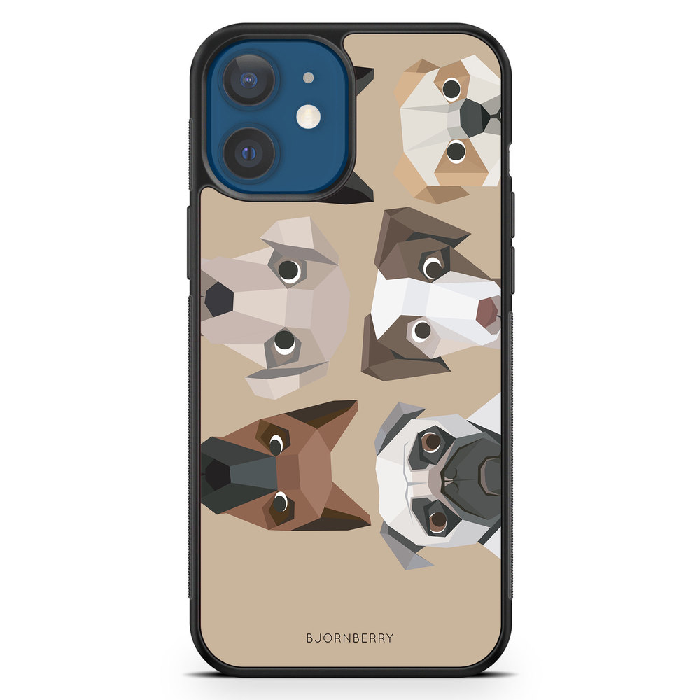 iPhone 12 Mini Case - Cute Dogs