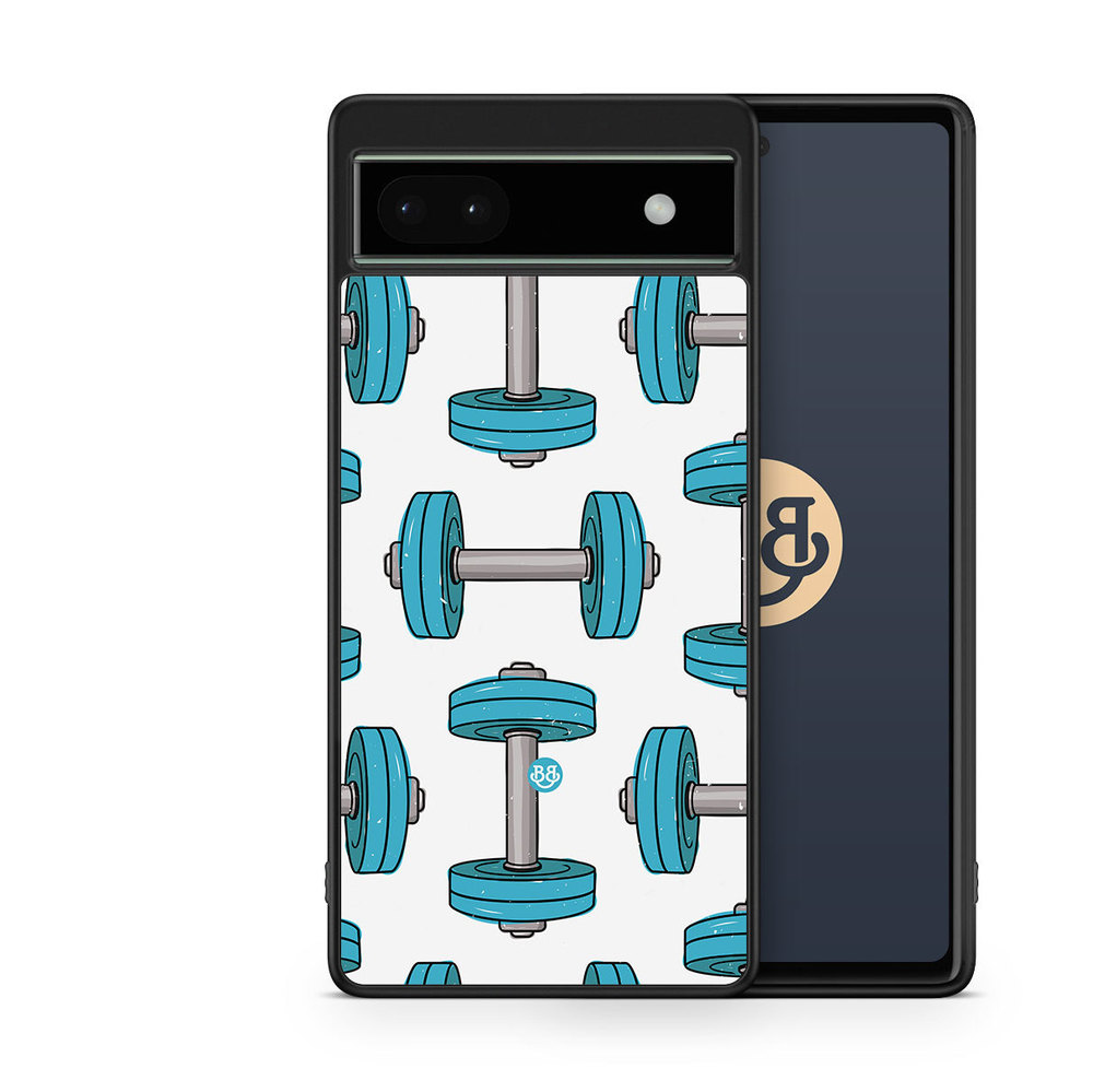 Google Pixel 6a Case - Dumbbells