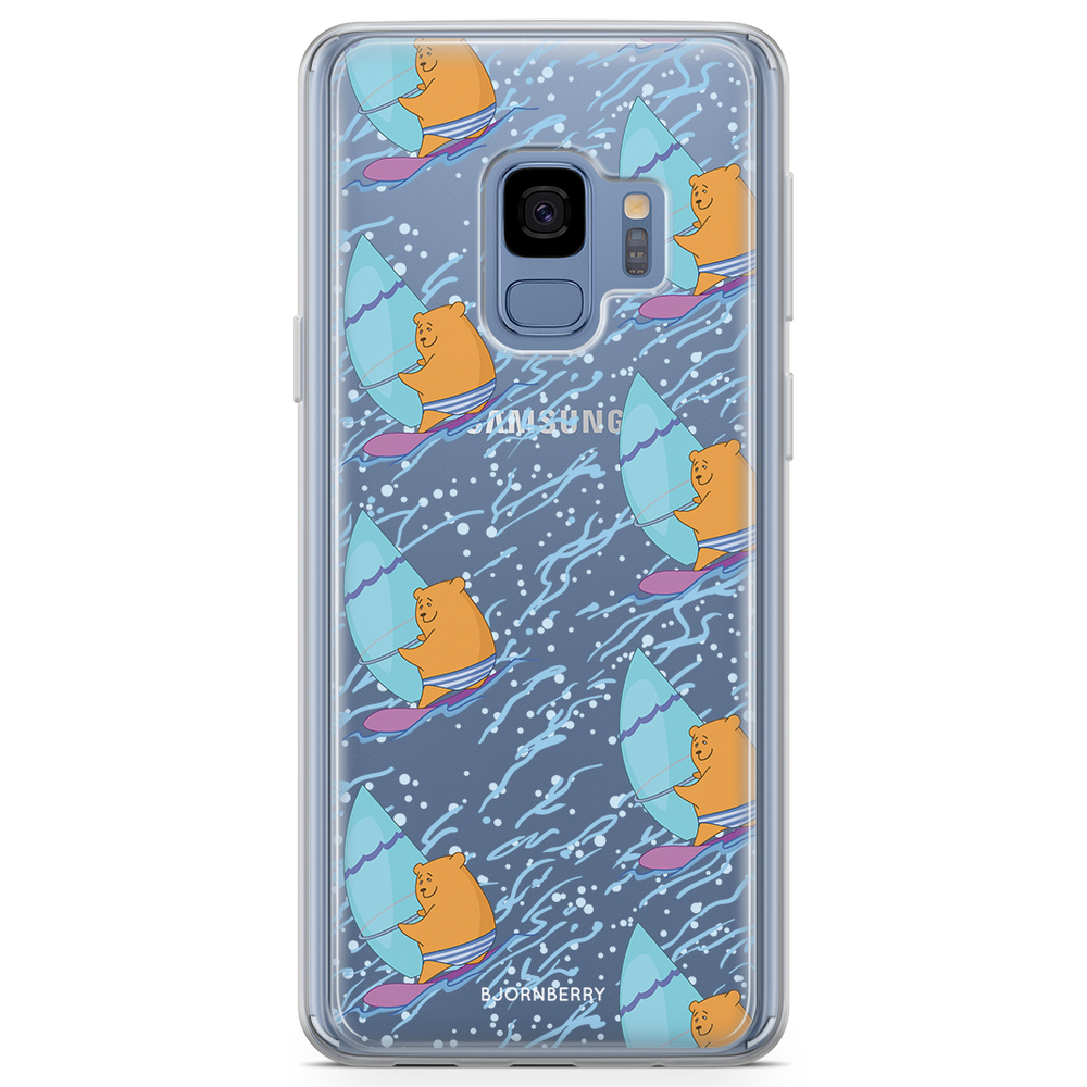 Samsung Galaxy S9 Fashion Case - Bear Surfer