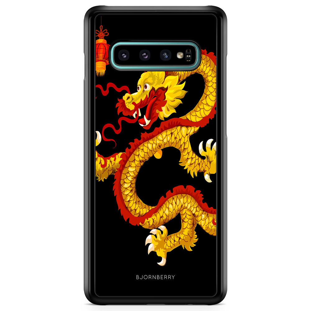 Samsung Galaxy S10 Plus Case - Yellow Dragon