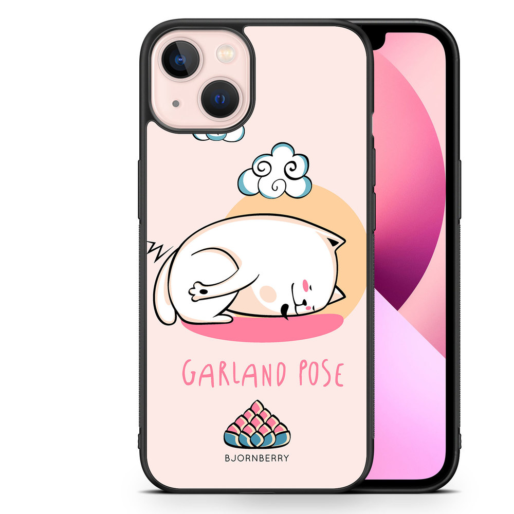 iPhone 13 Case - Yoga Cat Garland