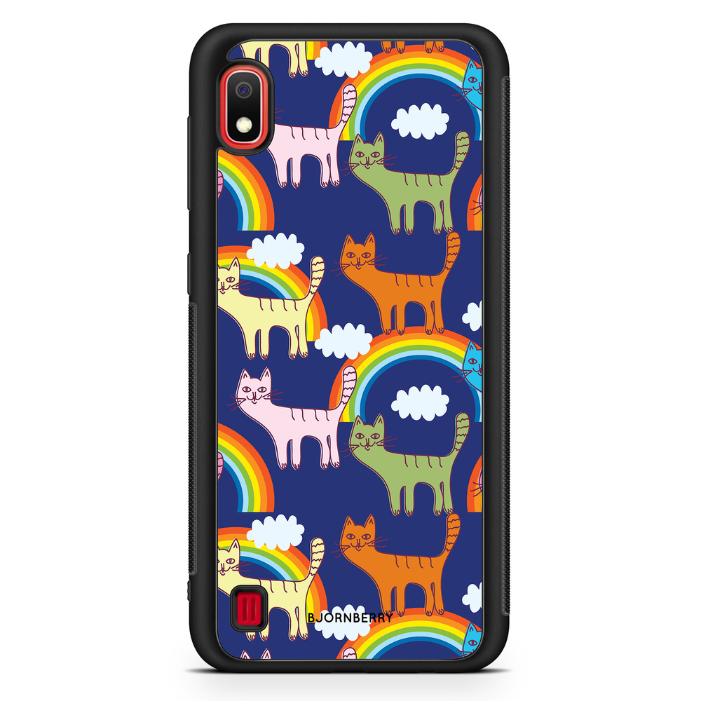 Samsung Galaxy A10 Case - Cats & Rainbows