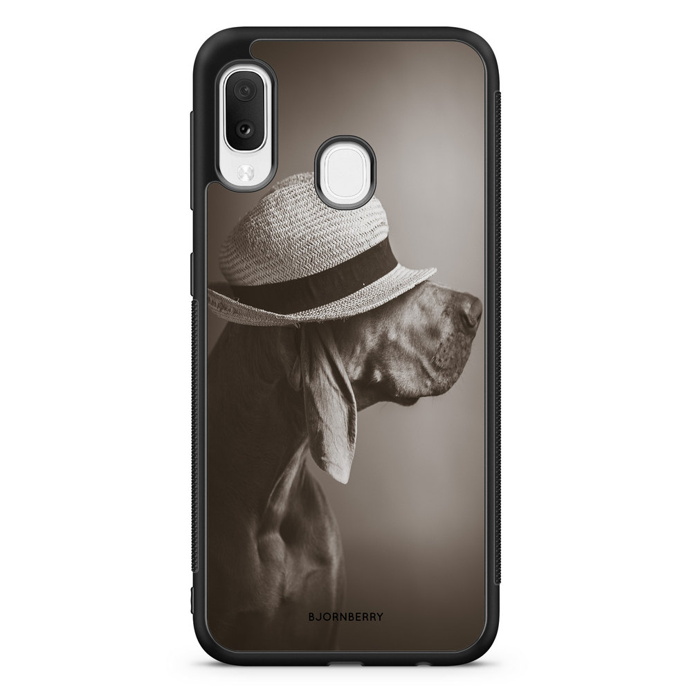 Samsung Galaxy A20e Case - Dog With Hat