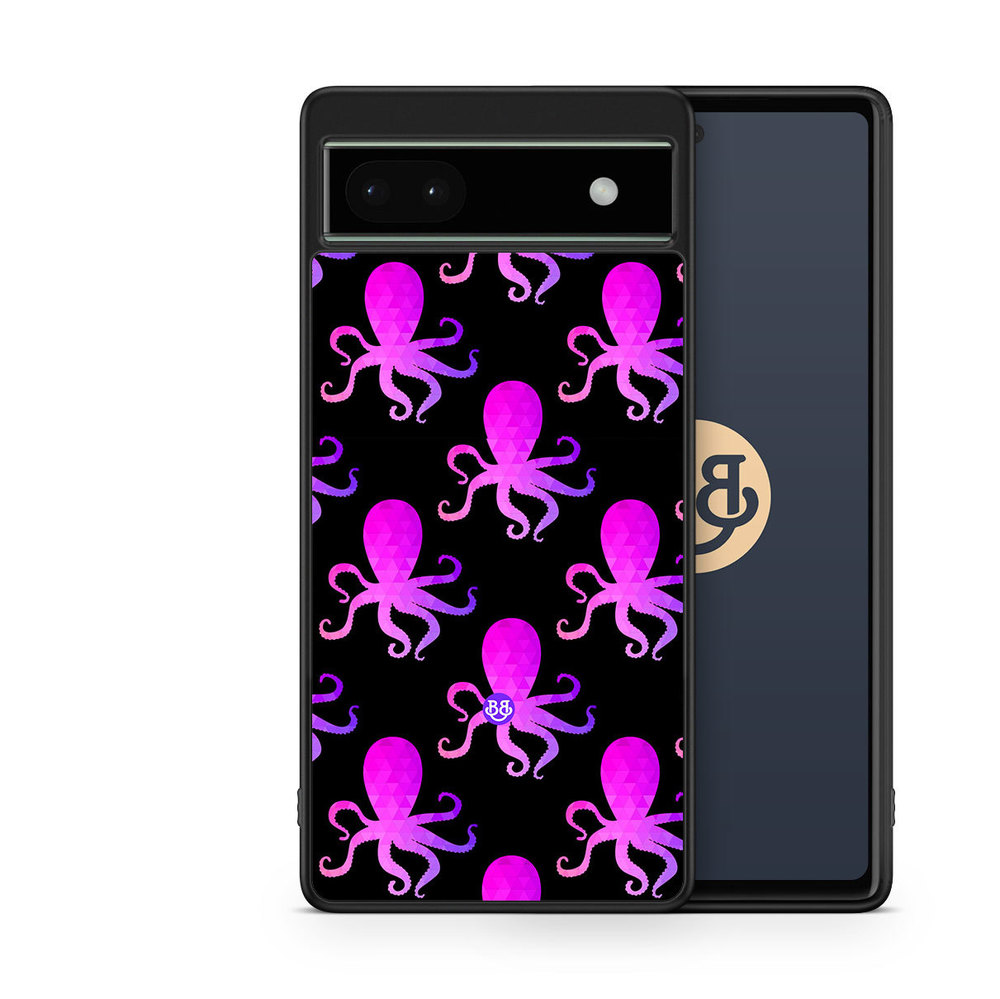 Google Pixel 6a Case - Octopus Pattern