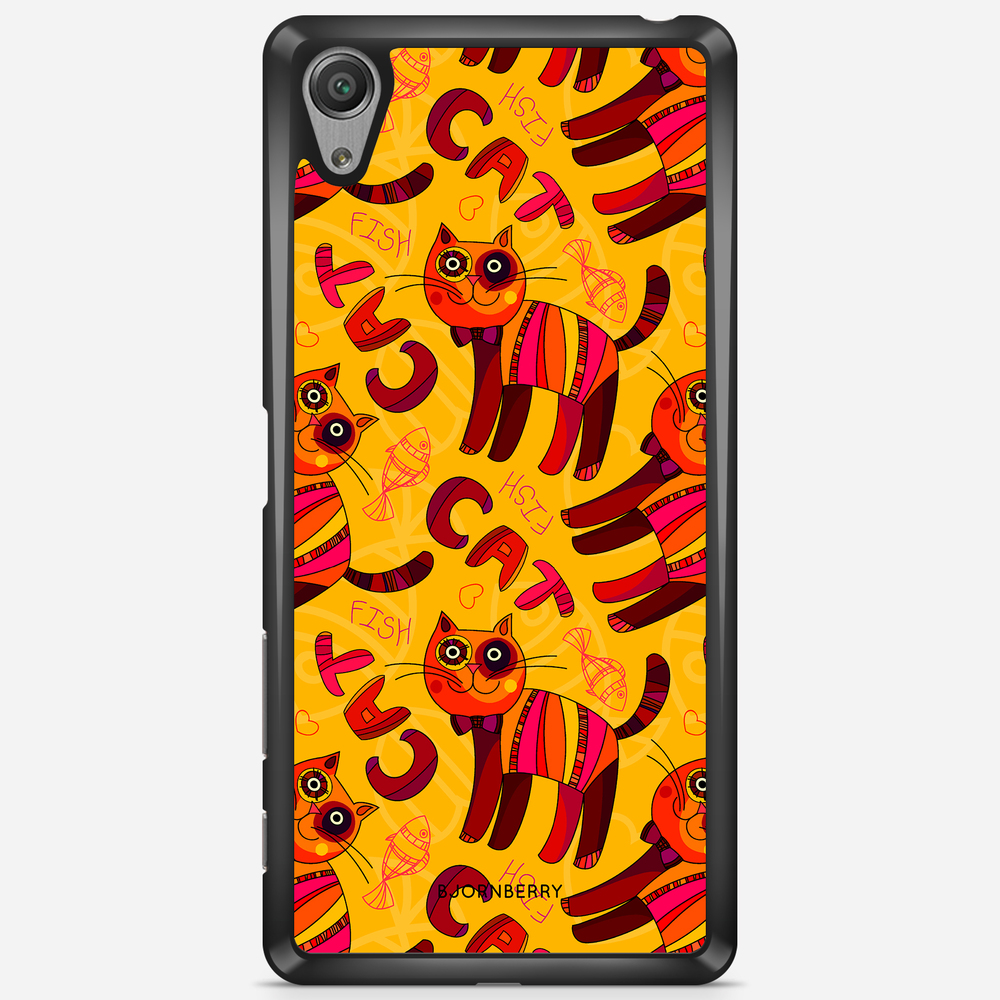 Sony Xperia X Performance Case - Cat & Fish