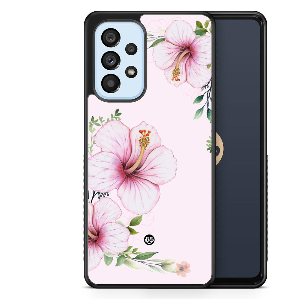 Samsung Galaxy A53 5G Case - WILD BLOOM - Soft Hibiscus