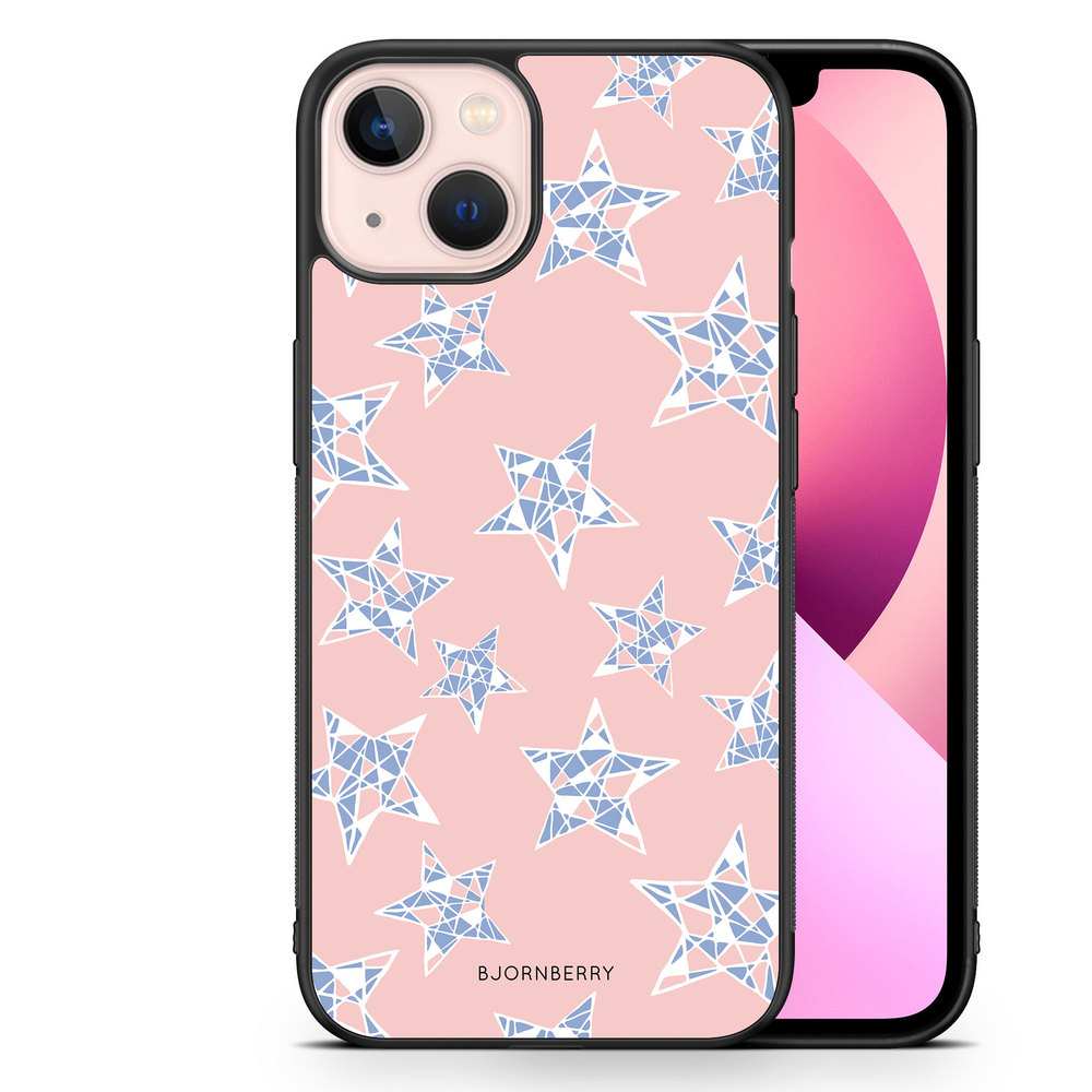 iPhone 13 Case - Rose Quartz Stars