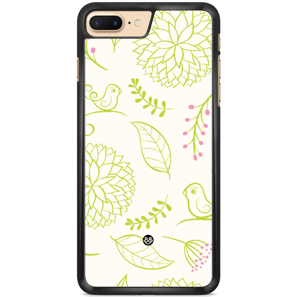 iPhone 7 Plus Case - Green Floral