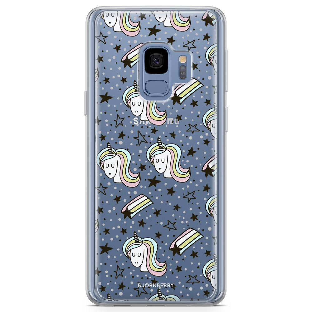 Samsung Galaxy S9 Fashion Case - Unicorn Pattern