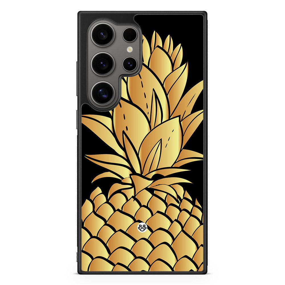 Samsung Galaxy S24 Ultra Case - Gold Pineapple