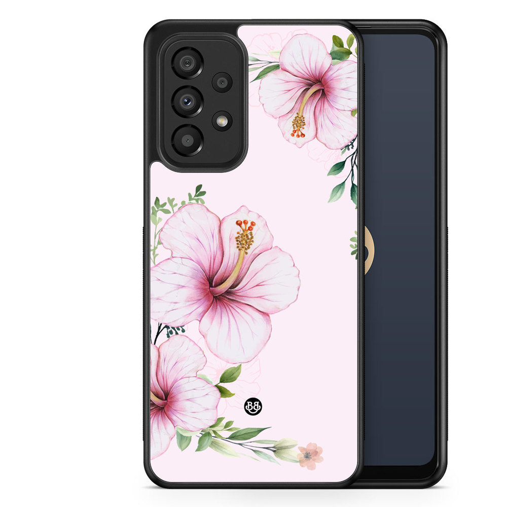 Samsung Galaxy A33 5G Case - WILD BLOOM - Soft Hibiscus