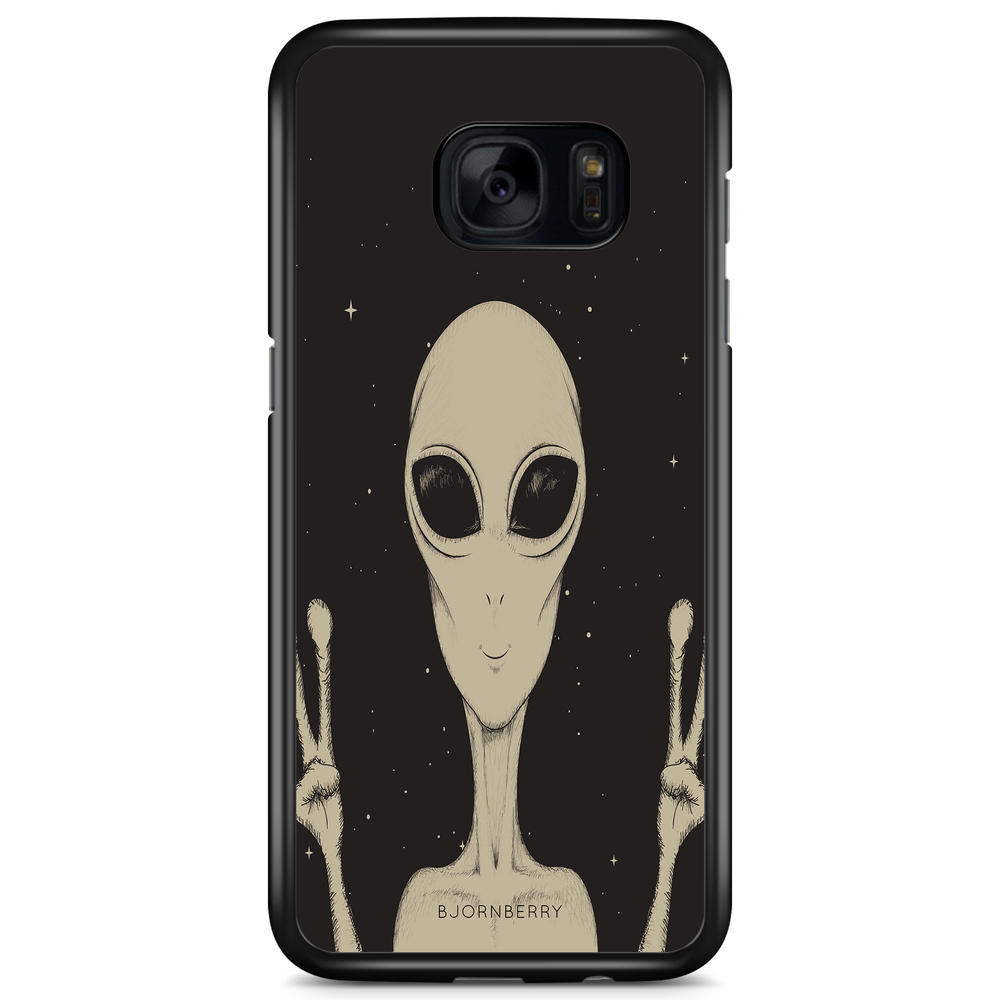 Samsung Galaxy S7 Case - Peace Alien