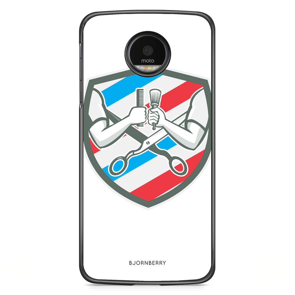 Motorola Moto G5S Plus Case - Barber Logo