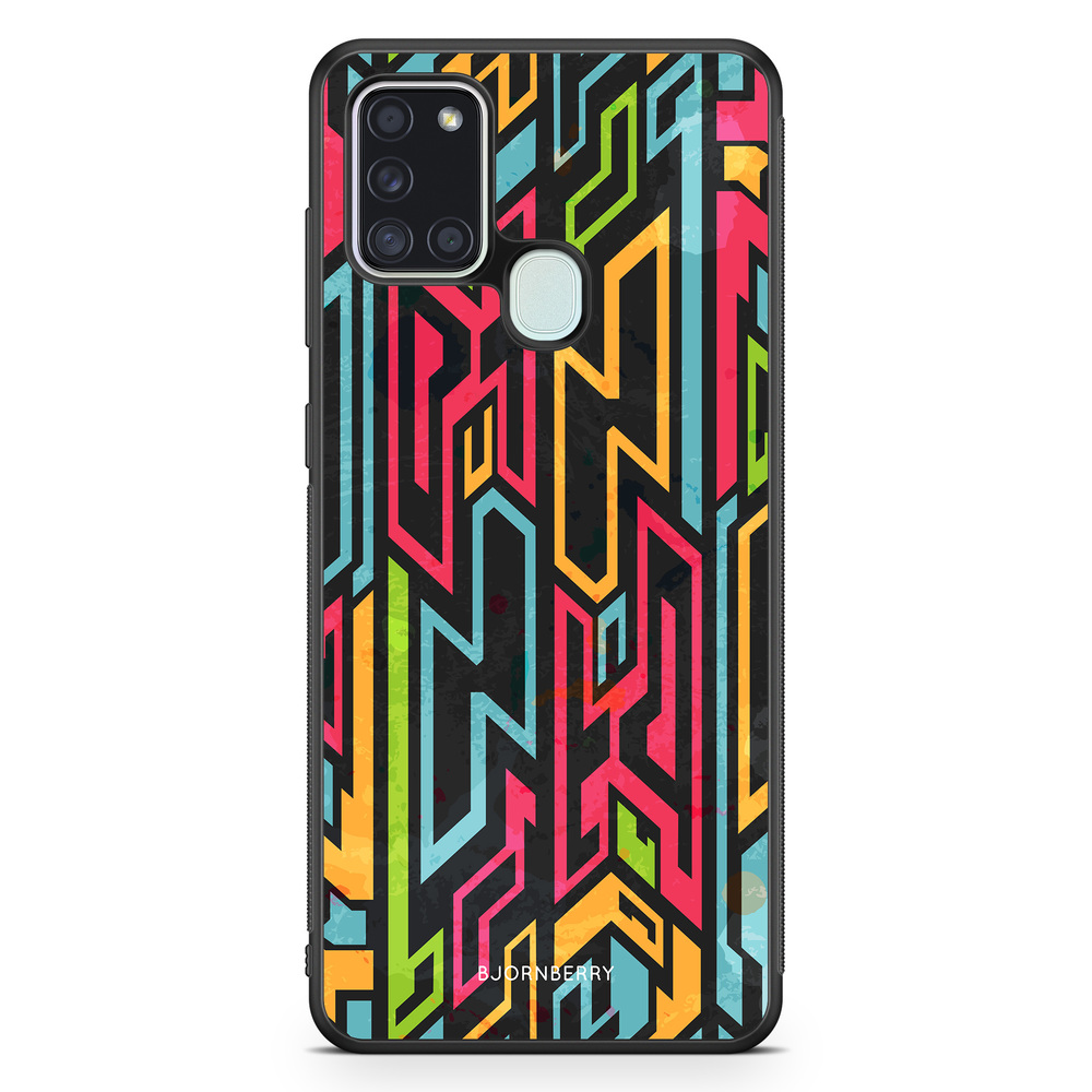 Samsung Galaxy A21s Case - Colored Tribal