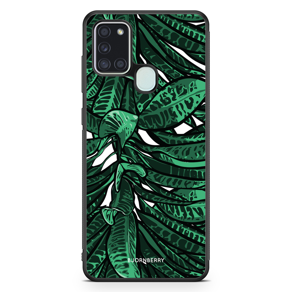 Samsung Galaxy A21s Case - Tropical Leaves