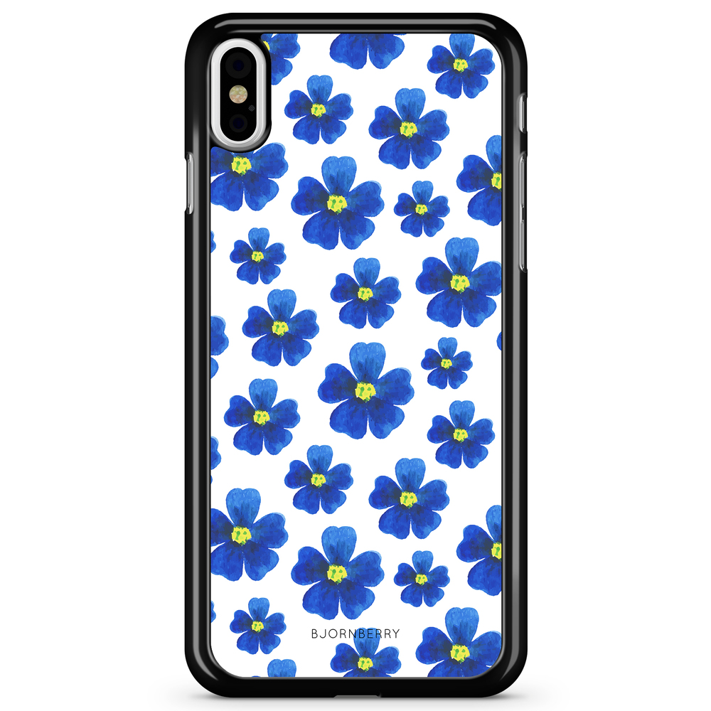 iPhone X / XS Case - Blue Flowers