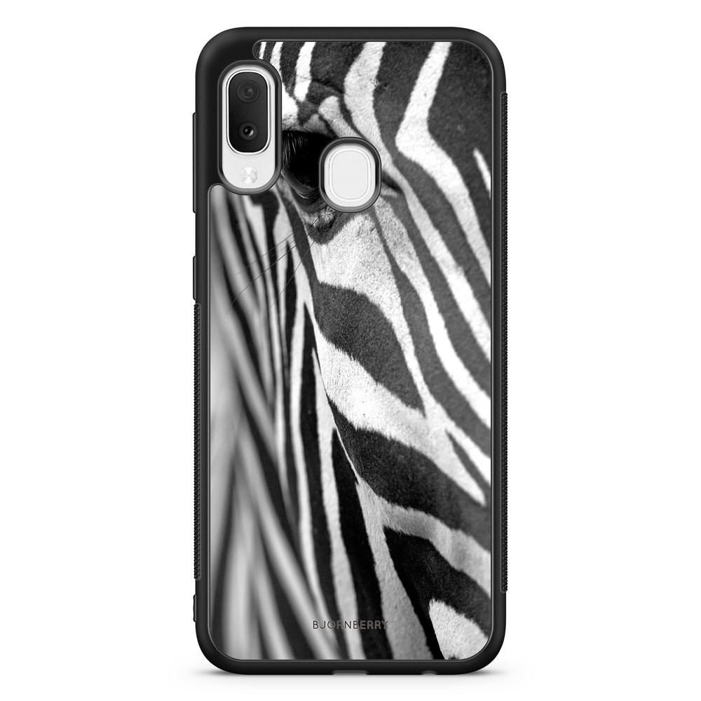 Samsung Galaxy A20e Case - Zebra Eye
