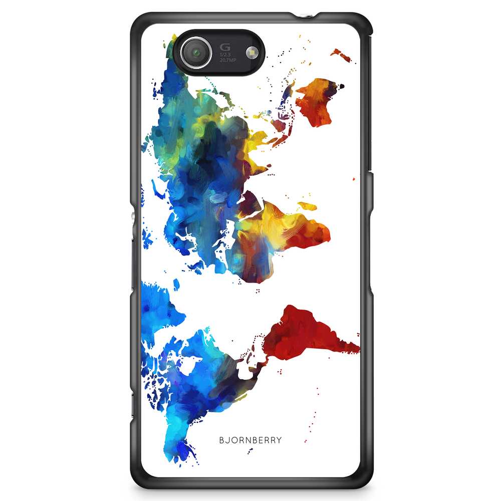 Sony Xperia Z3 Compact Case - World Map