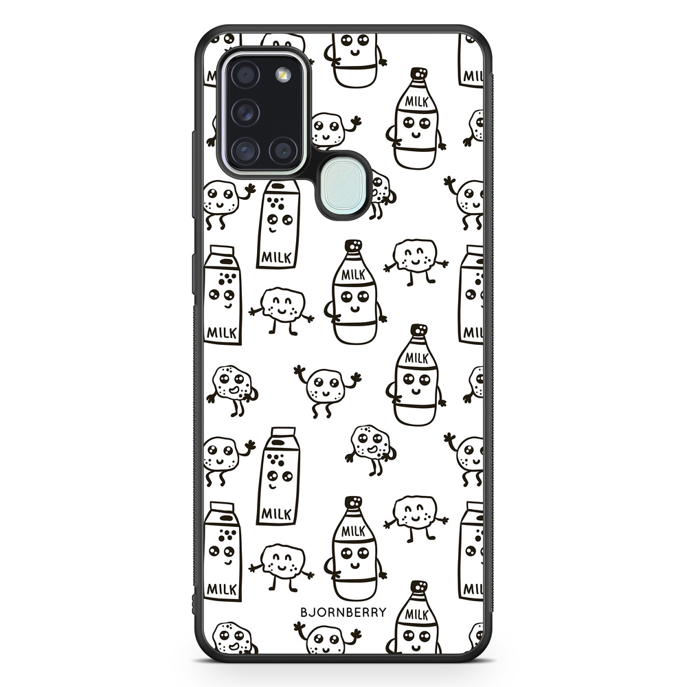 Samsung Galaxy A21s Case - Milk and Cookies
