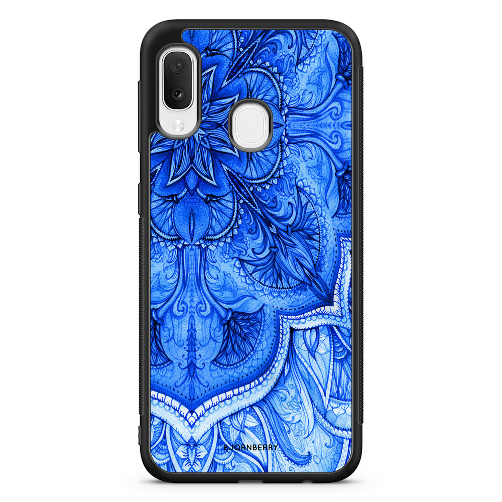 Samsung Galaxy A20e Case - Blue Vintage