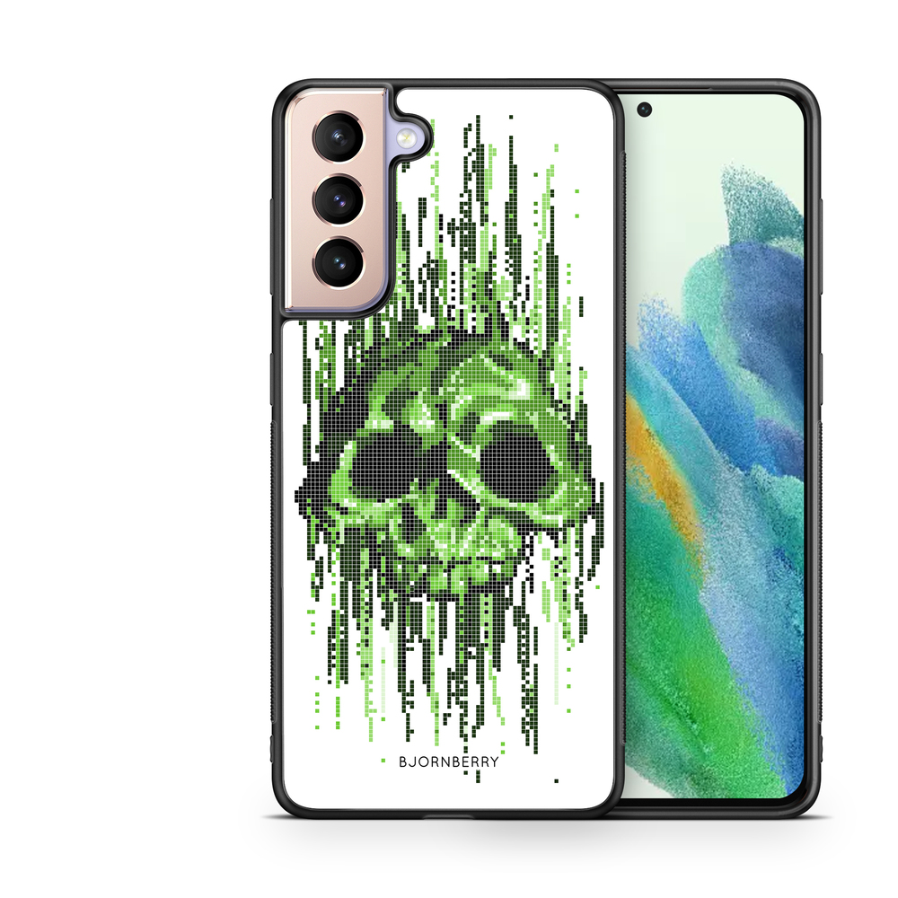 Samsung Galaxy S21 FE 5G Case - Data Virus Skull