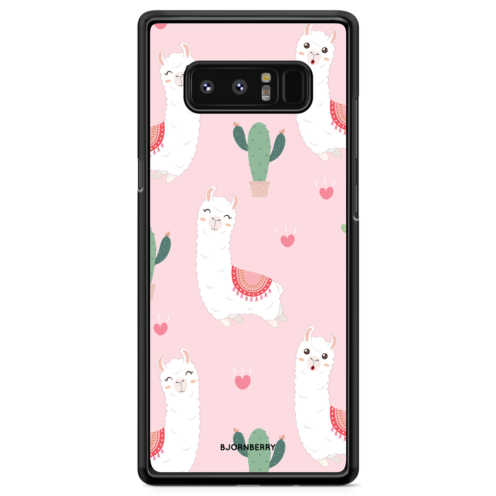 Samsung Galaxy Note 8 Case - Llama Pattern