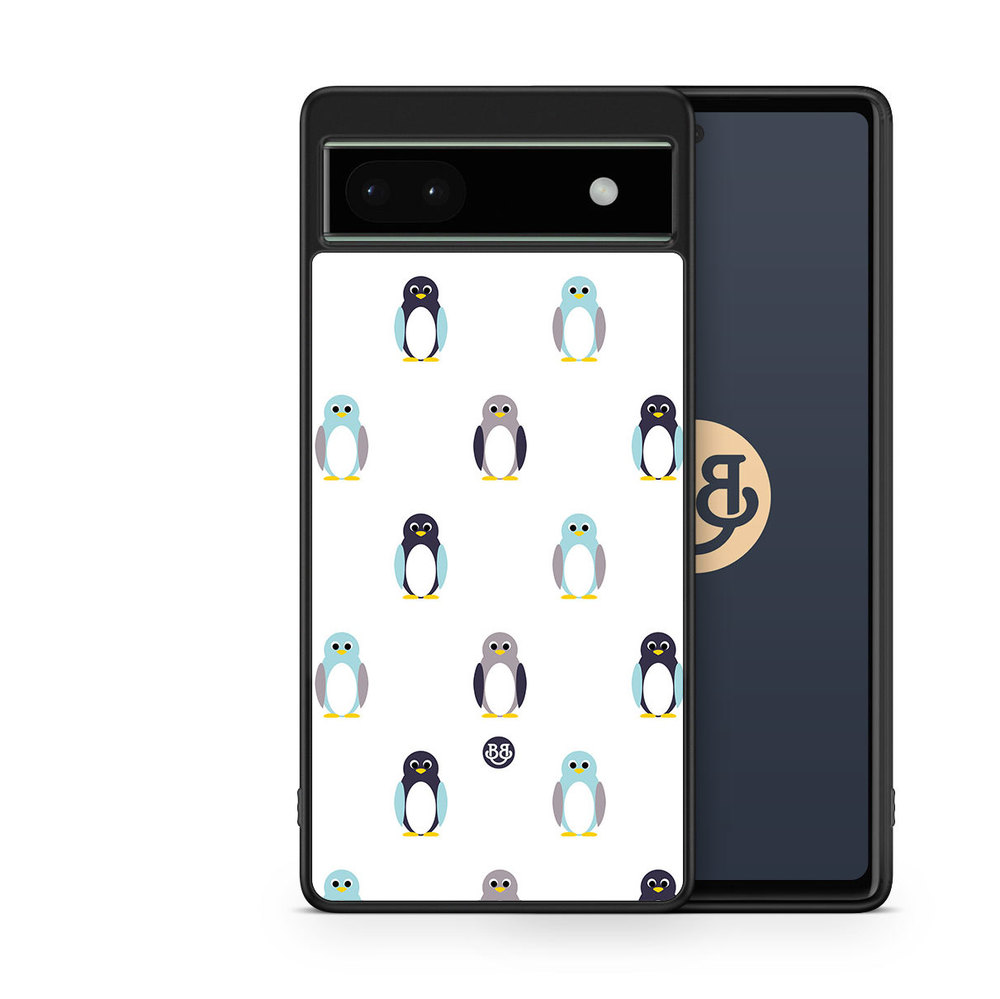Google Pixel 6a Skal - Pingviner