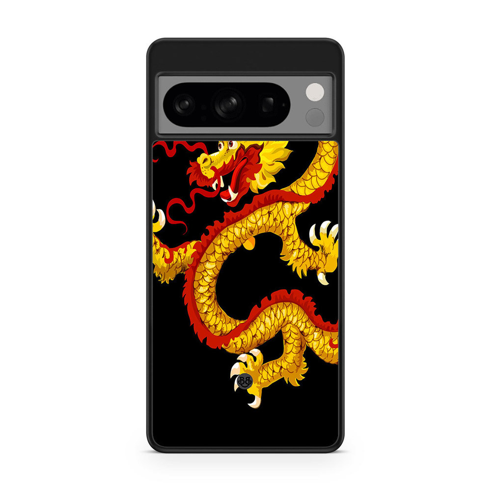 Google Pixel 8 Pro Case - Yellow Dragon