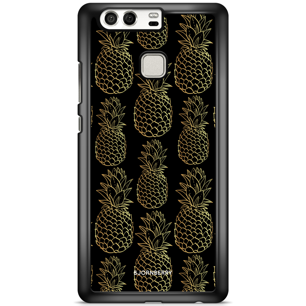 Huawei P9 Case - Gold Pineapples
