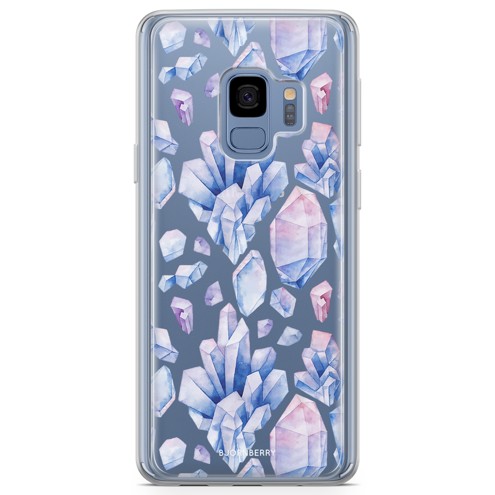 Samsung Galaxy S9 Fashion Case - Pastel Crystals