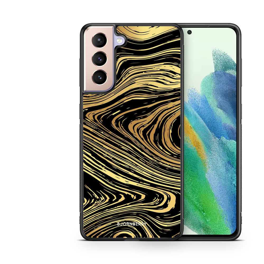 Samsung Galaxy S21 FE 5G Case - Gold Marble