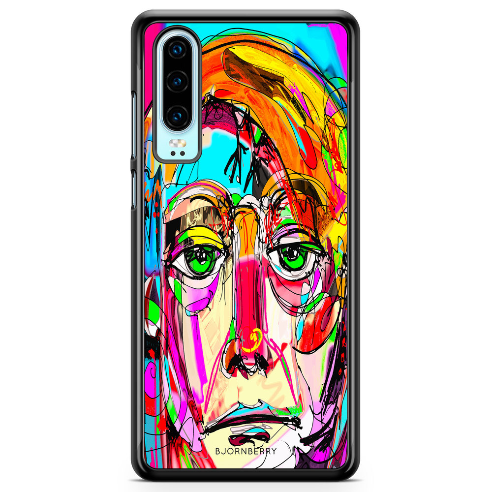 Huawei P30 Skal - Abstrakt Porträtt