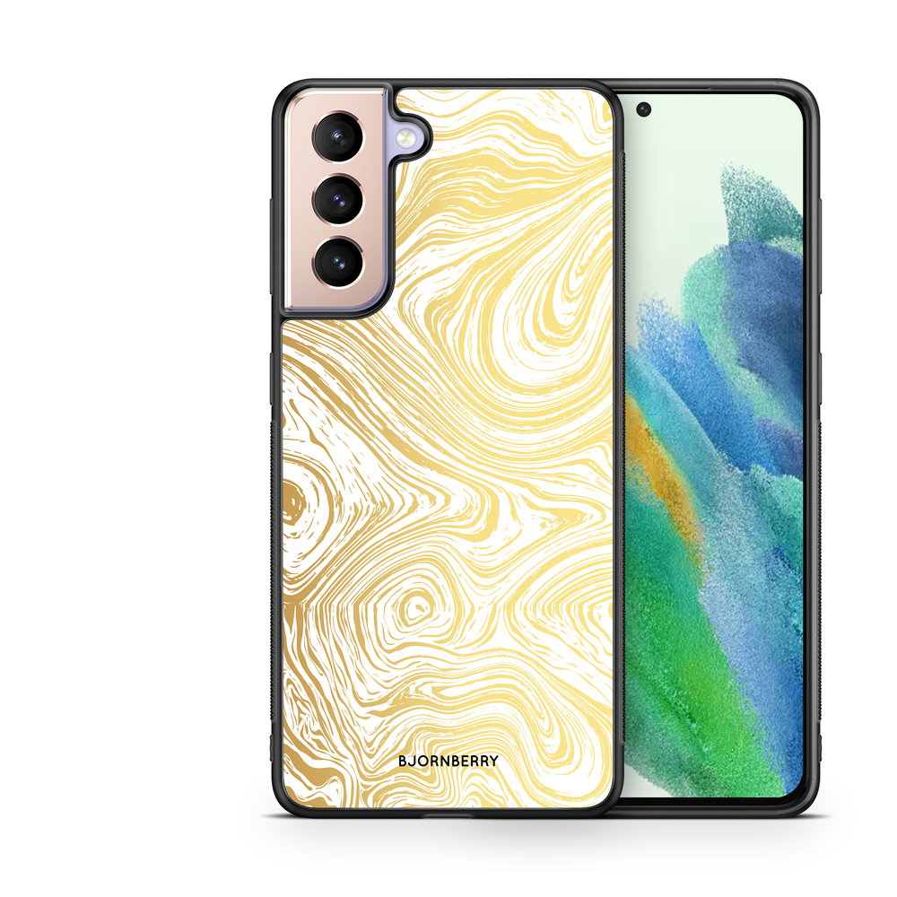 Samsung Galaxy S21 FE 5G Case - Gold Marble