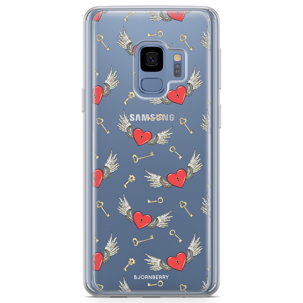 Samsung Galaxy S9 Fashion Case - Hearts 'n Wings