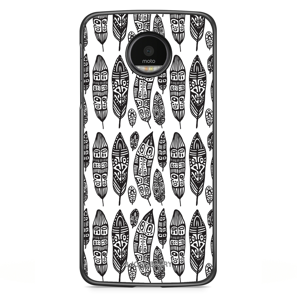 Motorola Moto G5S Plus Case - Vintage Feathers