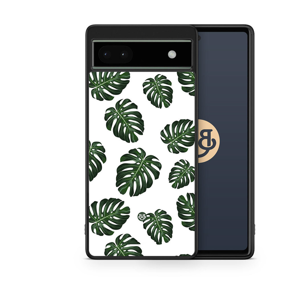 Google Pixel 6a Case - Monstera Pattern